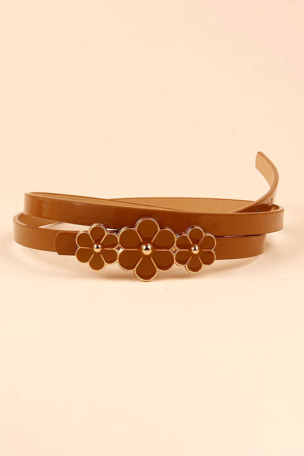 PU Leather Belt - Flower Belt Belt | Ectron Online