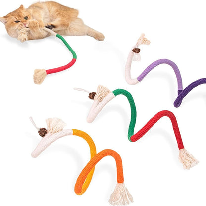 Bite Rope Self-Hi Relieving Stuffy Catnip Toy Bite-resistant Cat Teaser