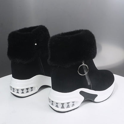 New short tube Mid Heel women's boots in winter