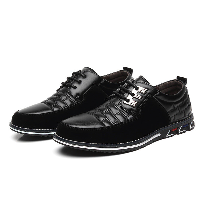 Sportswear Casual Lace-Up Men’s Leather Shoes - Stylish & Durable Sportswear casual lace up men's leather | Ectron Online