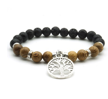 Bohemian Chic | Hand-Woven Red Rope Tree of Life Bracelet Bracelet | Ectron Online
