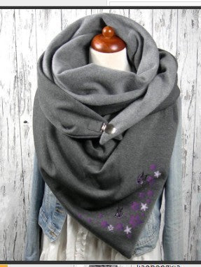 Warming Kerchief Scarf Thickening Minimalist Warm