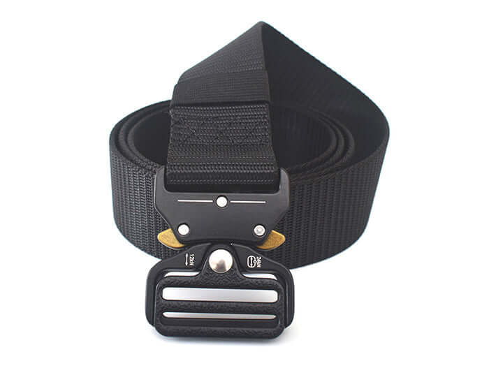 Cobra Buckle Tactical Belt with a robust buckle and durable fabric for reliable performance in demanding situations.