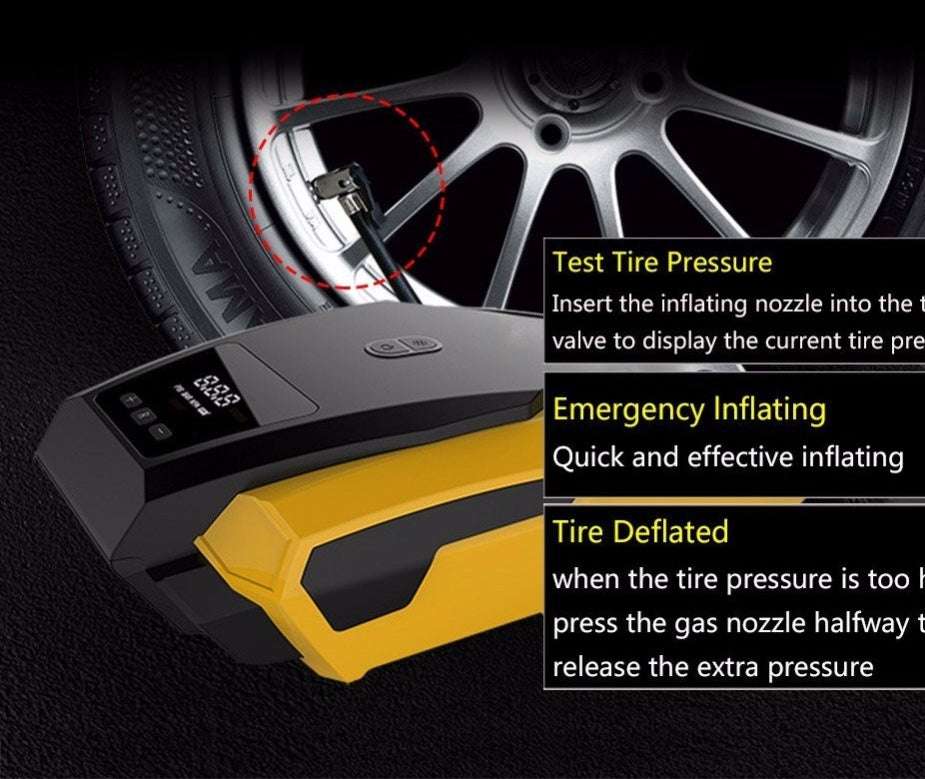 Portable Car Air Pump & Digital Tire Inflator