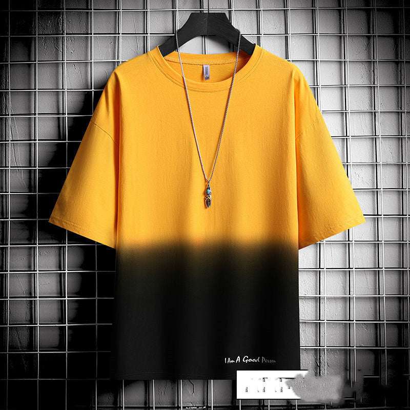 Men’s Hong Kong Style Loose T-Shirt – Trendy Casual Streetwear Hong Kong style loose T-shirt men | Ectron Online
