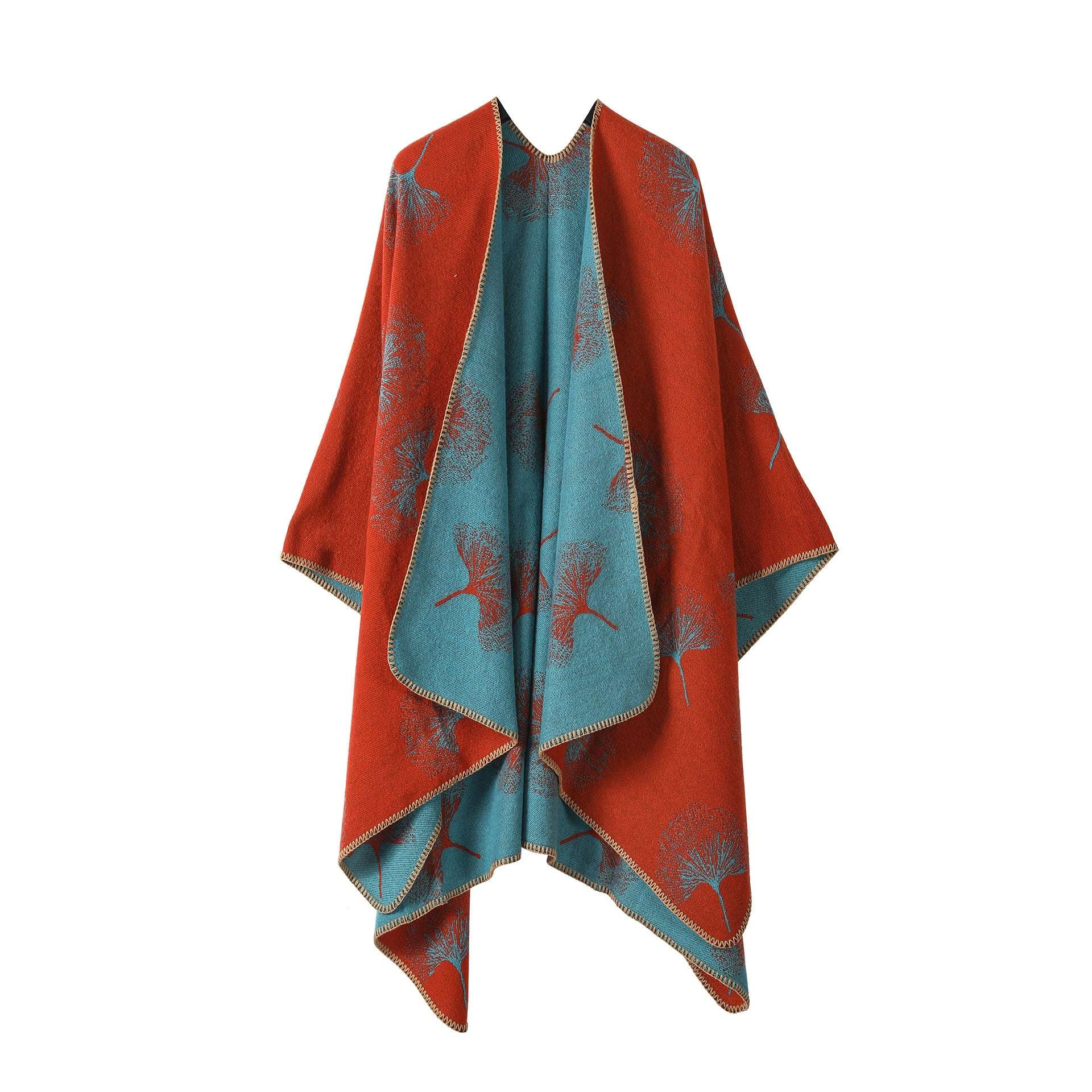 Ginkgo Leaf Shawl - High Sense Summer Fashion Ginkgo Leaf Shawl Summer High Sense | Ectron Online