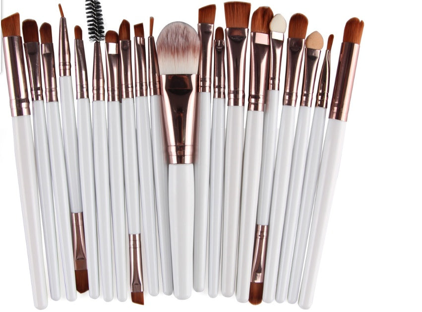 Makeup Brush Set: Powder, Blush & Eyeshadow Brushes Makeup brush set loose powder brush blus | Ectron Online
