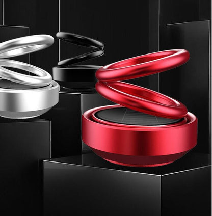 Solar Auto Rotation Car Air Freshener & Perfume Diffuser
