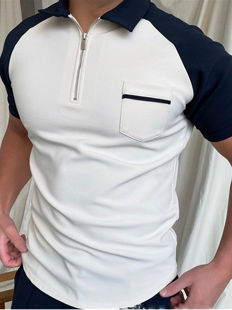 Men’s Solid Polo Shirt – Summer Short Sleeve Brand Shirt Men's Polo Shirt Men Solid Polo Shirts B | Ectron Online