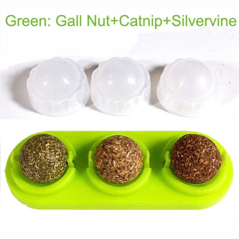 3pcs/lot Self-adhesive Rotated Catnip Lick Ball 3pcs/lot Self-adhesive Rotated Catnip Li | Ectron Online