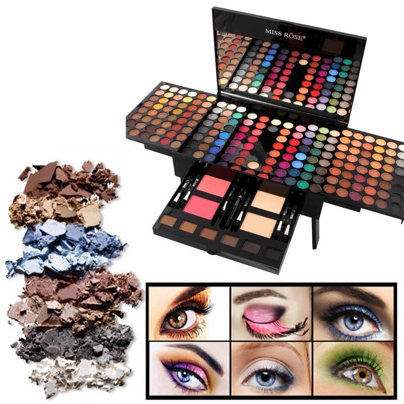 180-Color Eyeshadow & Blush Palette – Piano-Shaped Makeup Box 180 Colors Eyes Shadow Blush Set Persona | Ectron Online