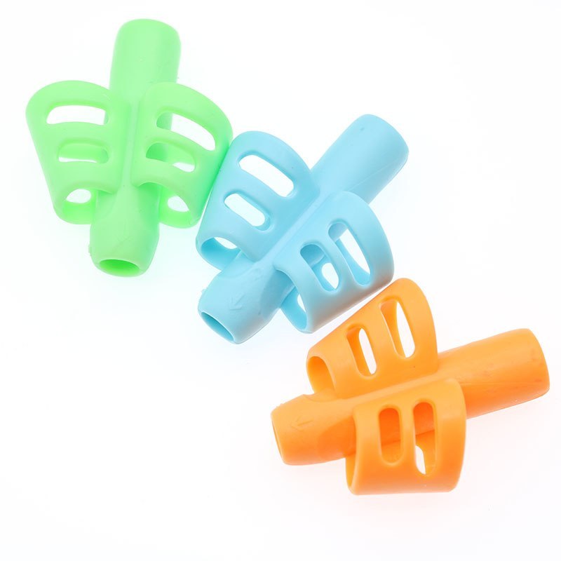 {{ brand }} Two-Finger Grip Silicone Baby Learning Writing Tool - Two-Finger Grip Silicone Baby Learning W