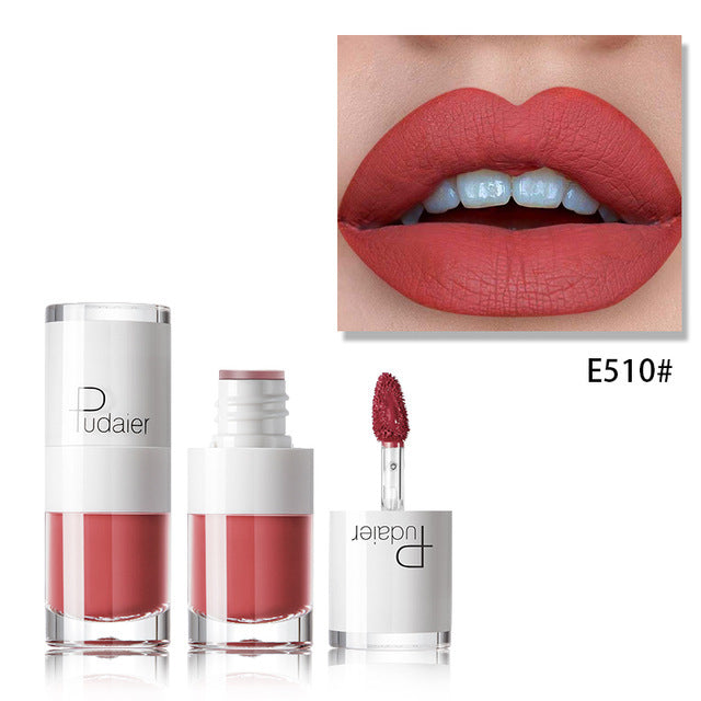 16-Color Matte Lipstick Set | White Bottle Lipstick 16 color white bottle matte lip | Ectron Online
