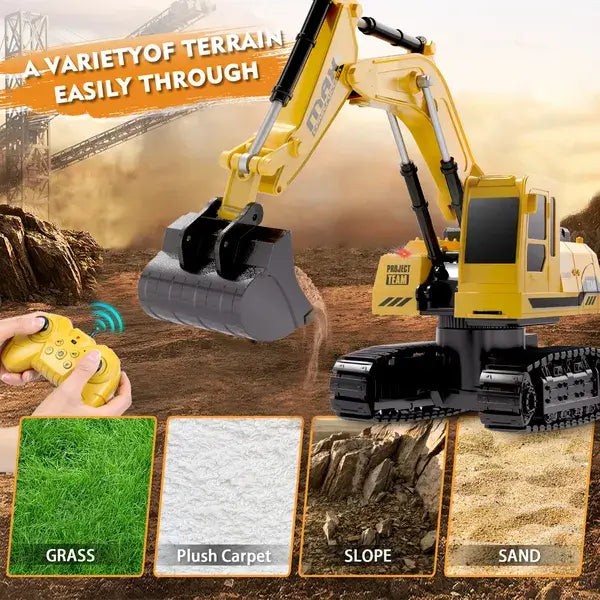 Model A 1:24 Alloy RC Excavator Model A 1: 2410-pass Alloy Excavator Rem | Ectron Online