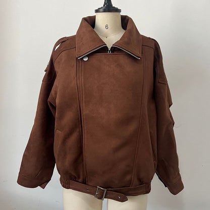 Women's Casual Zip-Up Jacket | Long Sleeve Fall Outerwear with Pockets Women's Casual Zip Up Jacket, Fall Long | Ectron Online
