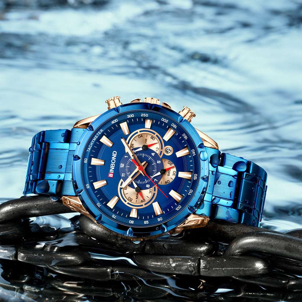 Men's Tactical Motorcycle Watch Tactical Motorcycle Waterproof Luminous | Ectron Online