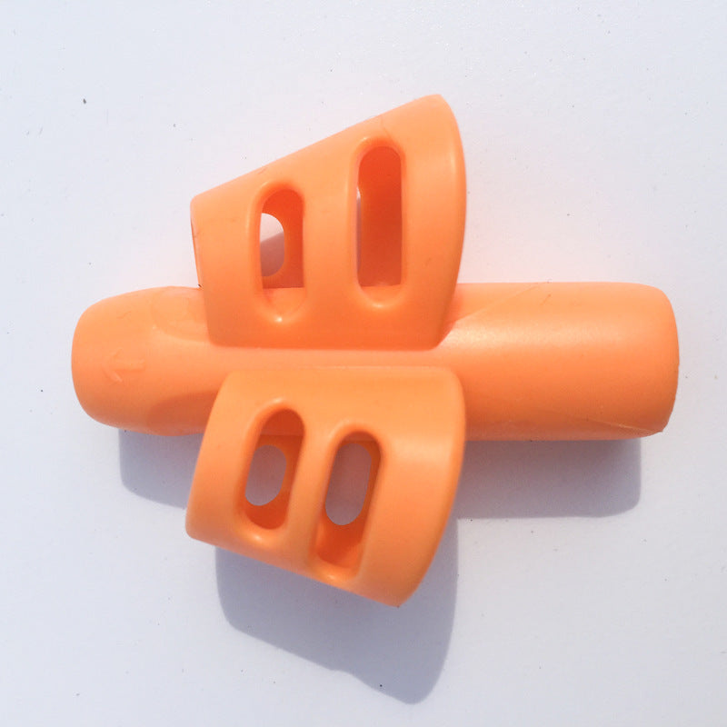 {{ brand }} Two-Finger Grip Silicone Baby Learning Writing Tool Orange 1pc - Two-Finger Grip Silicone Baby Learning W