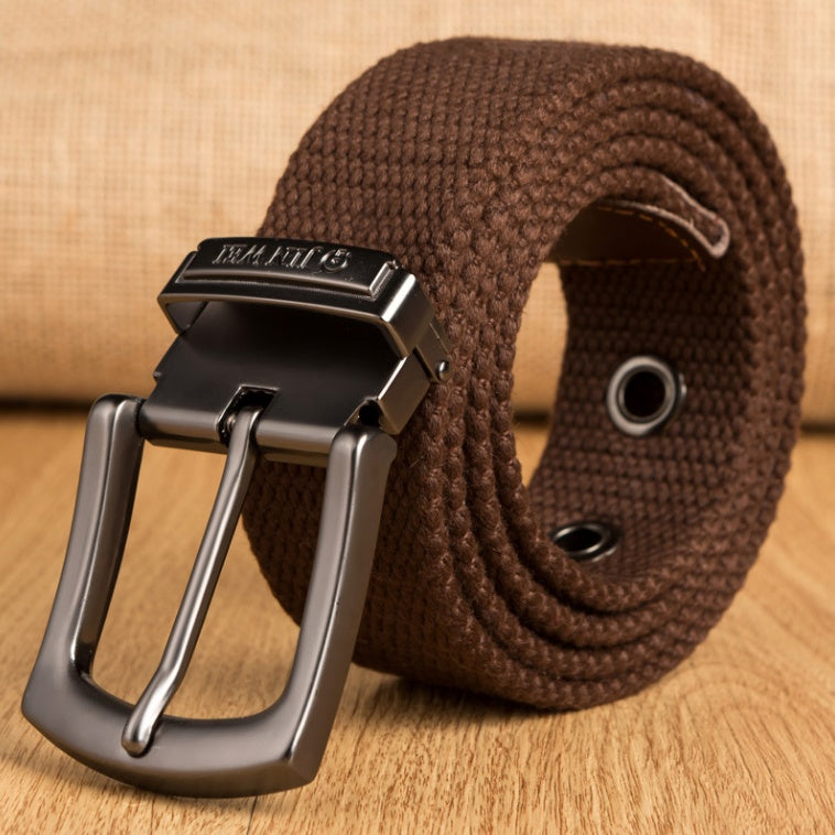Men's Canvas Belt - Thick Woven Men's Belts | Ectron Online