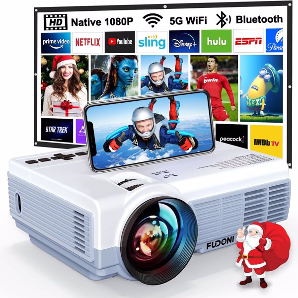 Full HD 1080p Movie Projector | 14000L Brightness & 3LCD Display