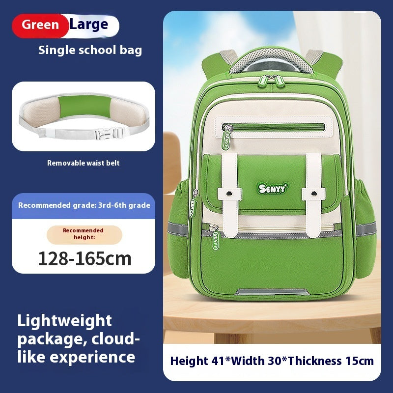 Unisex Cloud Schoolbag – Lightweight & Durable for Students Primary School Student Cloud Schoolbag M | Ectron Online