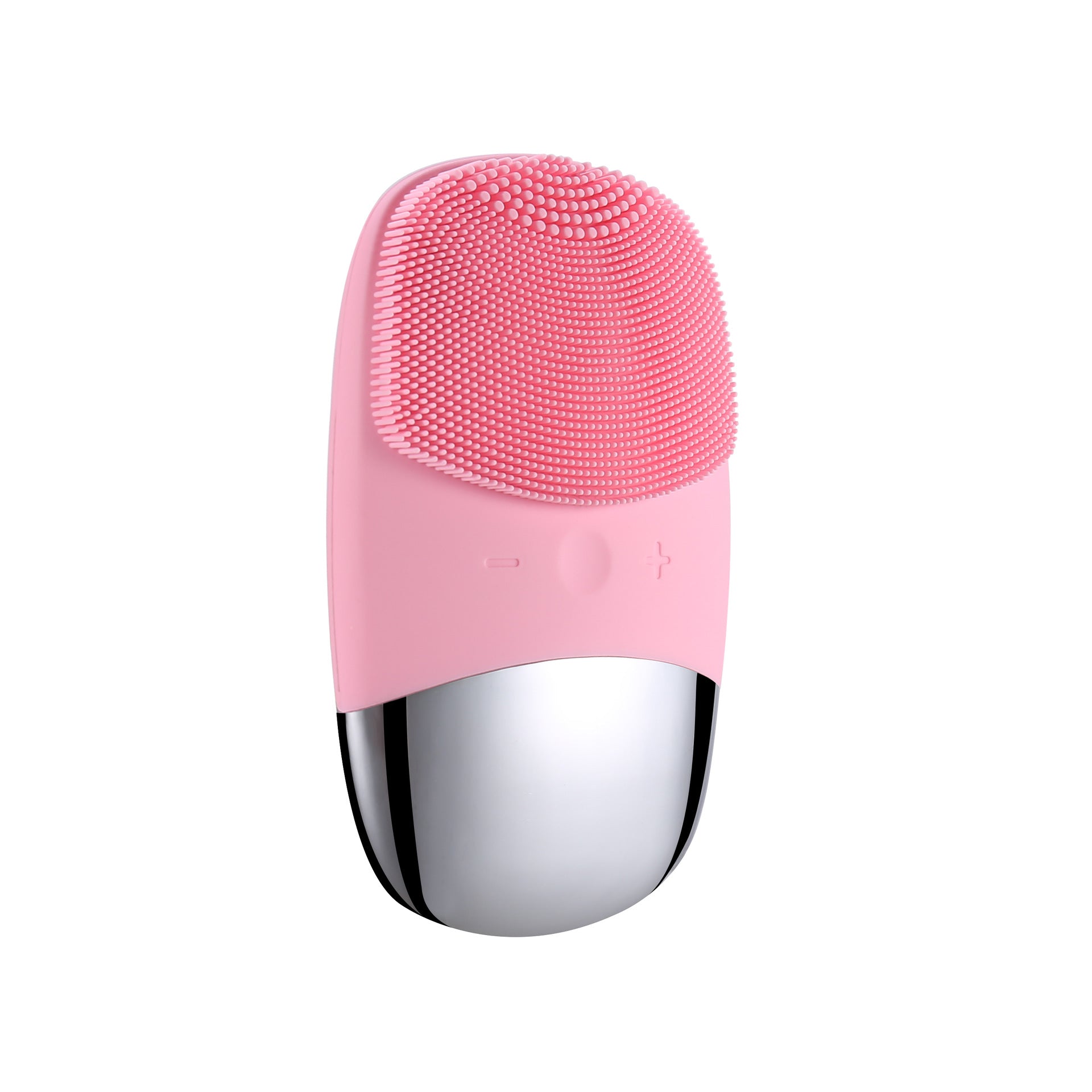 {{ brand }} Mini Silicone Electric Facial Cleansing Brush - Sonic Skin Massager Pink Electric DC - Mini Silicone Electric Face Cleansing Br