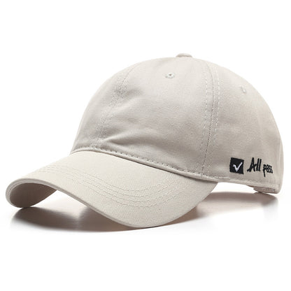 Soft Top Side Letter Embroidered Cap Soft top cap with side letter embroidery | Ectron Online