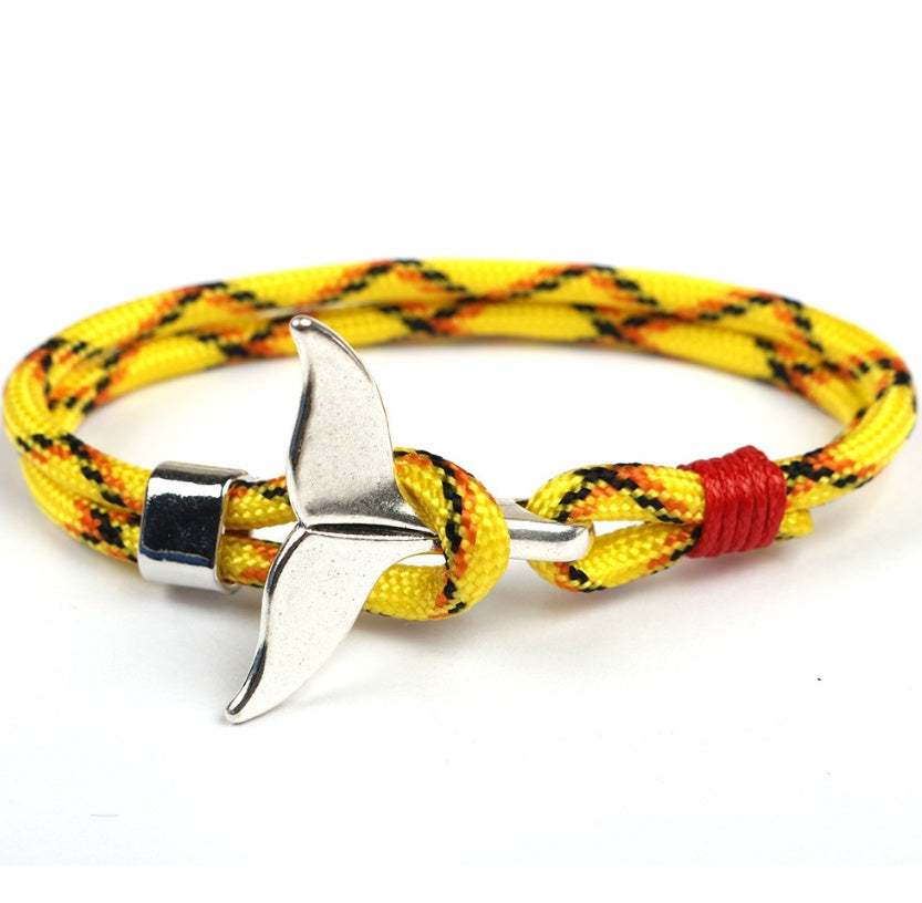 Maritime Magic | Anchor and Whale Tail Jewelry Bracelet | Ectron Online