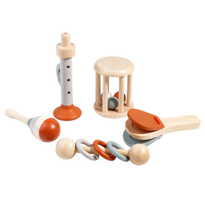 5-Piece Baby Musical Instruments Montessori Musical Sensory Toys for Toddlers