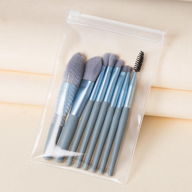 Page Title: Portable 8-Piece Mini Makeup Brush Set for Travel Travel Portable 8 Mini Makeup Brush Beau | Ectron Online
