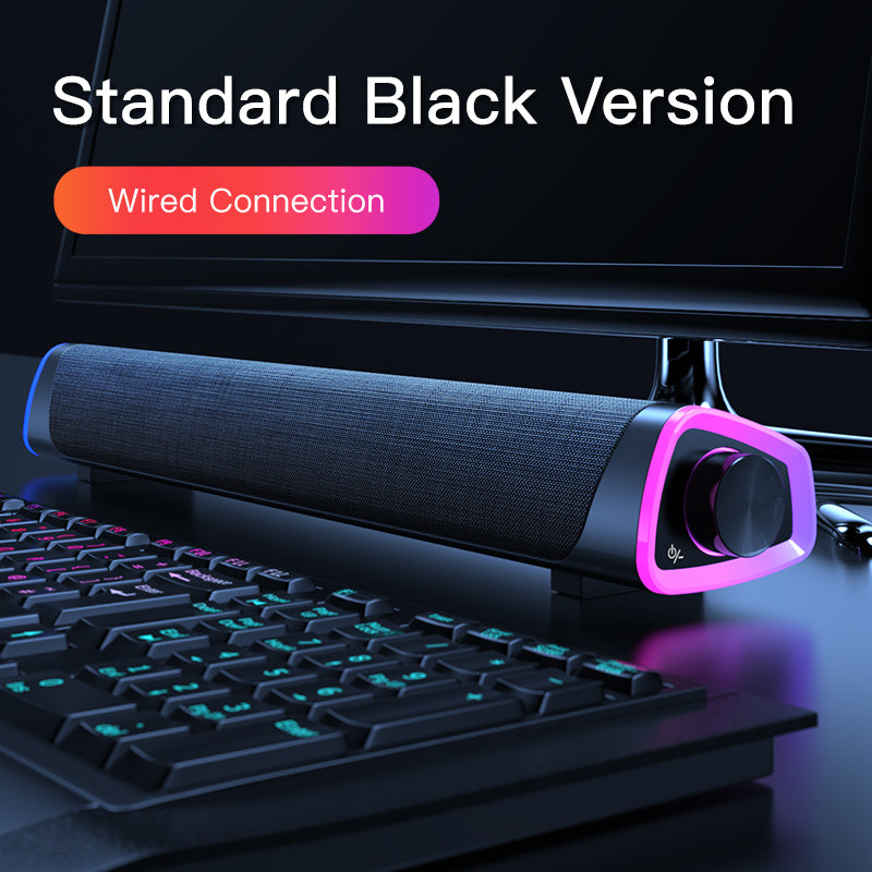 4D Computer Speaker Bar - Stereo Subwoofer for Macbook & PC Compatible with Apple, 4D Computer Speak | Ectron Online