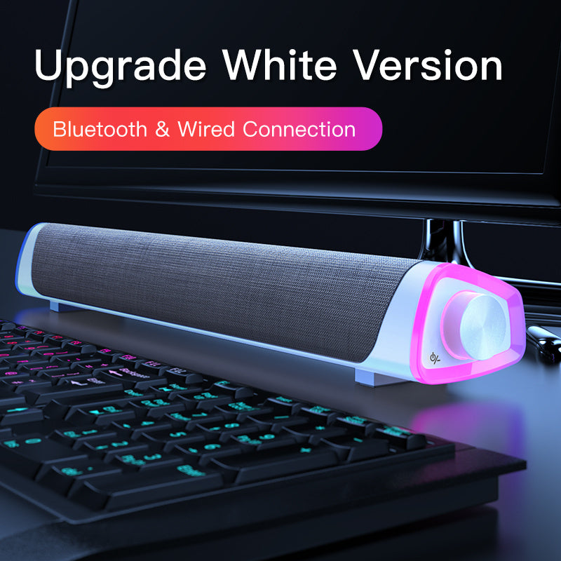 4D Computer Speaker Bar - Stereo Subwoofer for Macbook & PC Compatible with Apple, 4D Computer Speak | Ectron Online