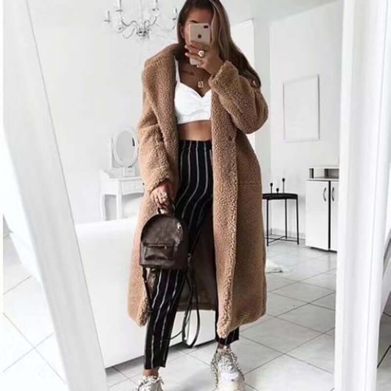Classic Women's Woolen Coat Woolen coat and woolen coat | Ectron Online
