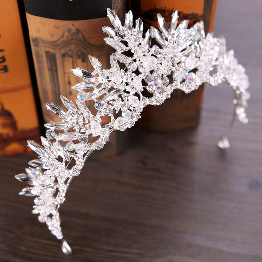 Crystal Bridal Crown & Headband - Luxury Wedding Headdress Crystal Crown, Bridal Crown, Headband, H | Ectron Online