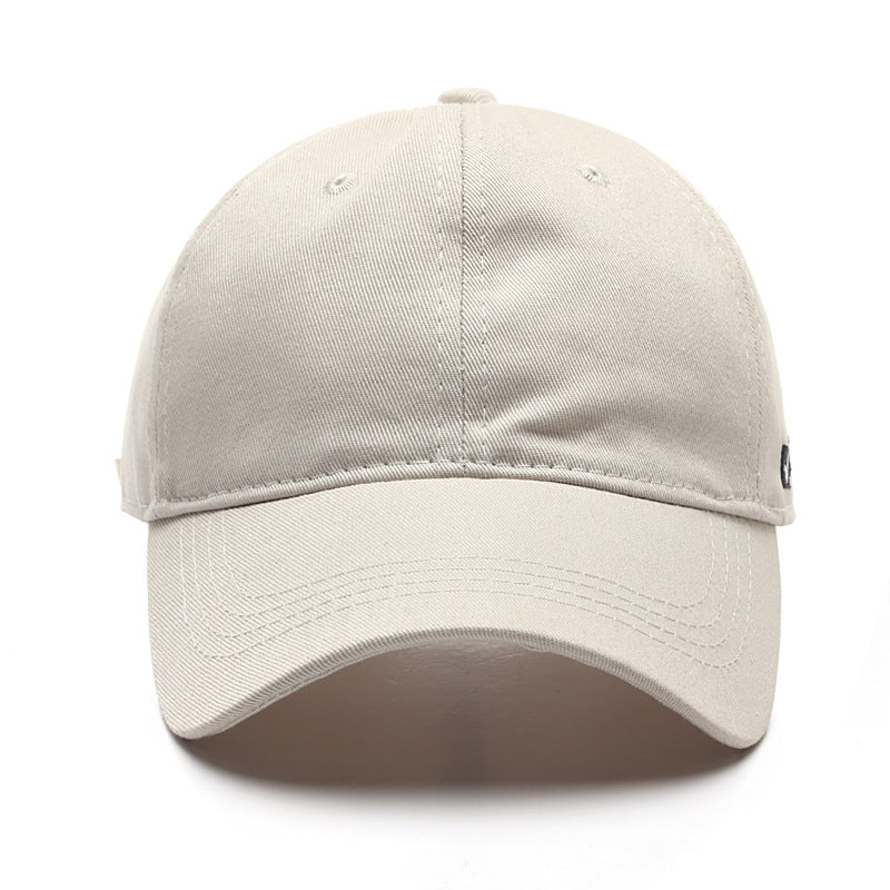 Soft Top Side Letter Embroidered Cap