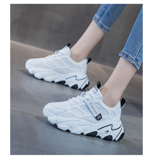Women's sneakers with thick soles