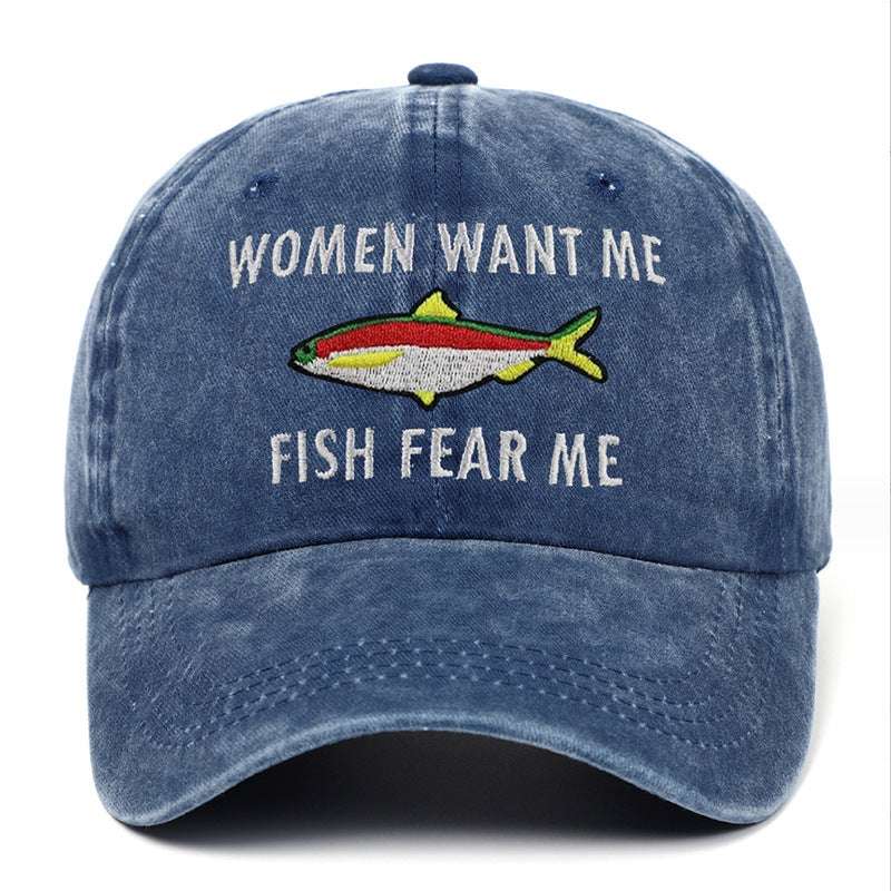 Embroidered E-Washed Baseball Cap – Unisex Cotton Dome Hat Men's And Women's All-match Embroidered | Ectron Online