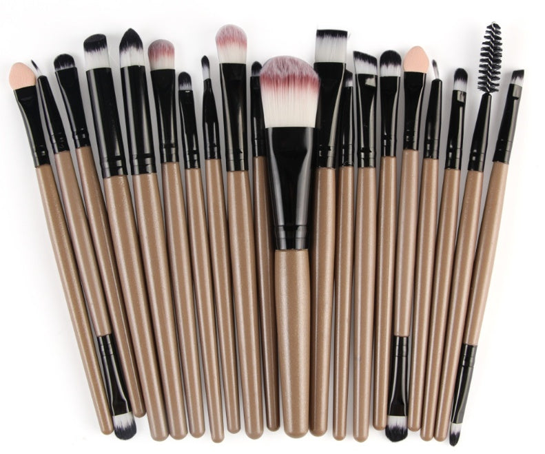 Makeup Brush Set: Powder, Blush & Eyeshadow Brushes Makeup brush set loose powder brush blus | Ectron Online