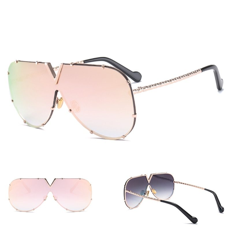 Frameless Retro Sunglasses – Unisex Minimalist UV400 Shades Sunglasses, men, women, men and women, s | Ectron Online