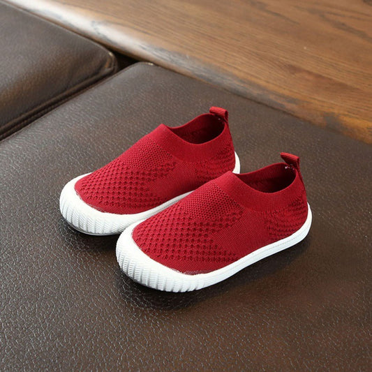 Flying woven breathable mesh sneakers
