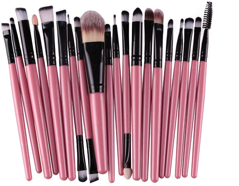 Makeup Brush Set: Powder, Blush & Eyeshadow Brushes Makeup brush set loose powder brush blus | Ectron Online