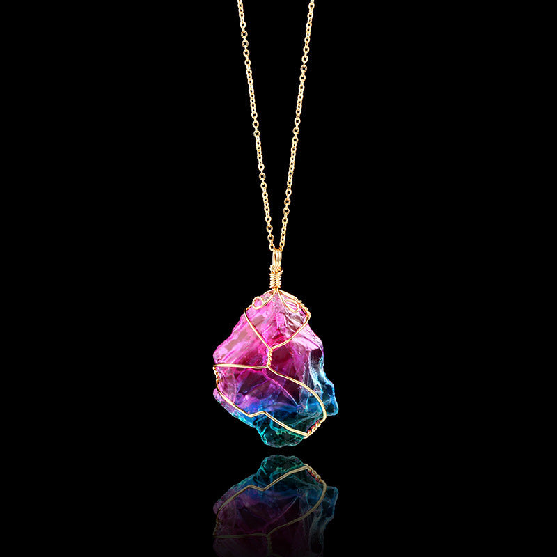 Rainbow of Hope | Quartz Crystal Necklace Necklace | Ectron Online