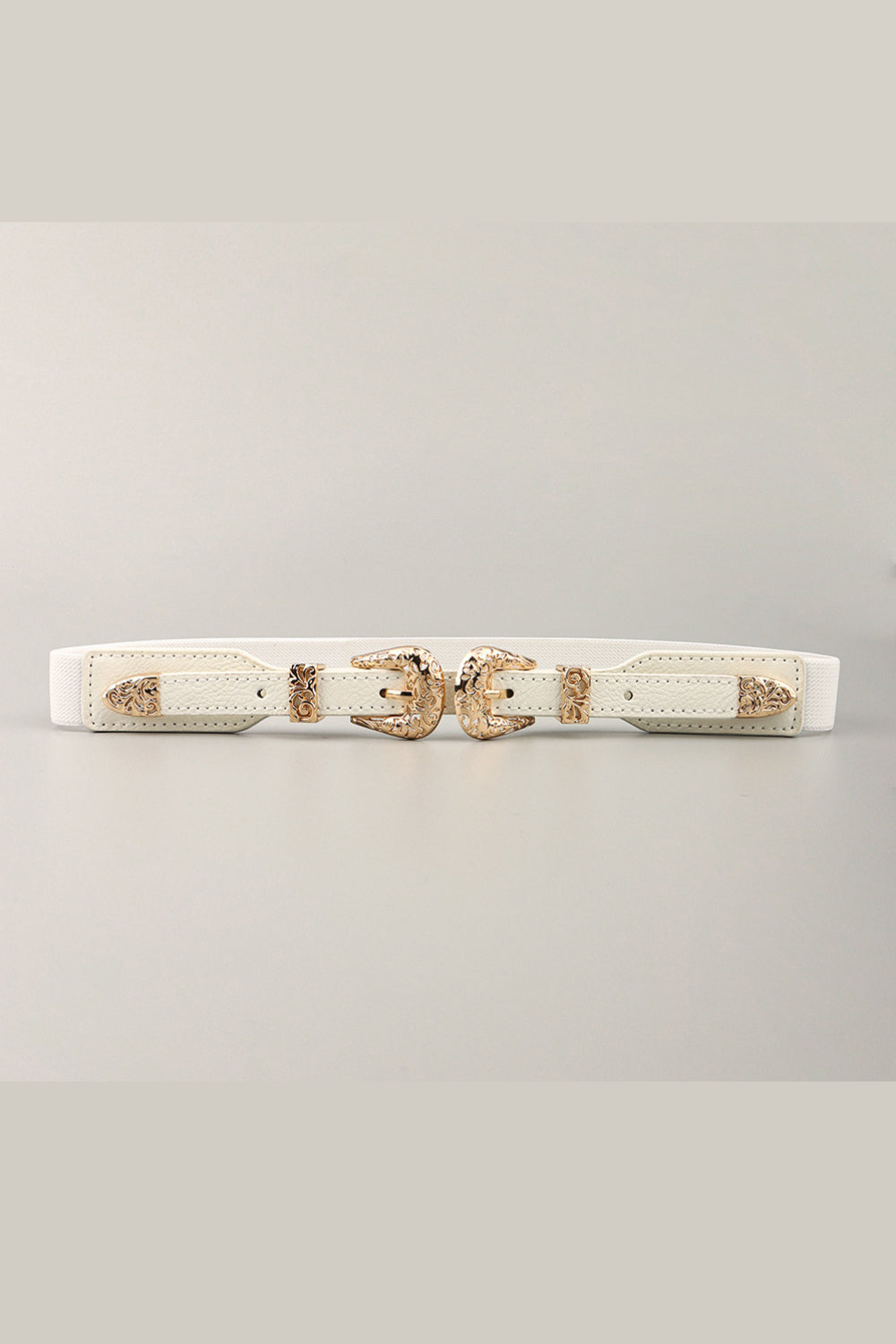 Double Buckle Elastic Belt Belt | Ectron Online