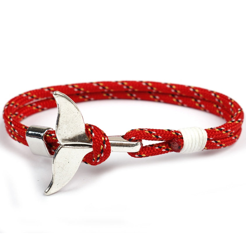 Maritime Magic | Anchor and Whale Tail Jewelry Bracelet | Ectron Online