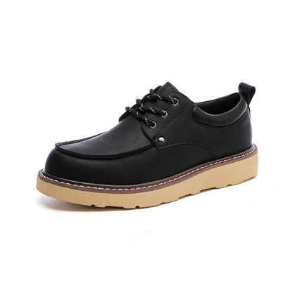 American Work Shoes Low-top Men's Martin Boots Big Head Leather Shoes Genuine Leather Shoes