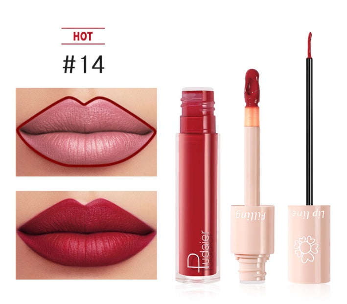 Pudaier Dual Lipstick & Lip Gloss Pudaier Dual Lipstick Lip Gloss Liquid L | Ectron Online