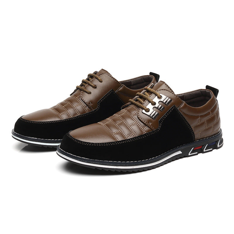 Sportswear Casual Lace-Up Men’s Leather Shoes - Stylish & Durable Sportswear casual lace up men's leather | Ectron Online