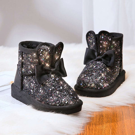 Fashion Simple And Warm Children's Cotton Snow Boots