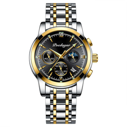 Men's Multi-Function Quartz Watch Multifunctional Men's Watch Luminous Wat | Ectron Online