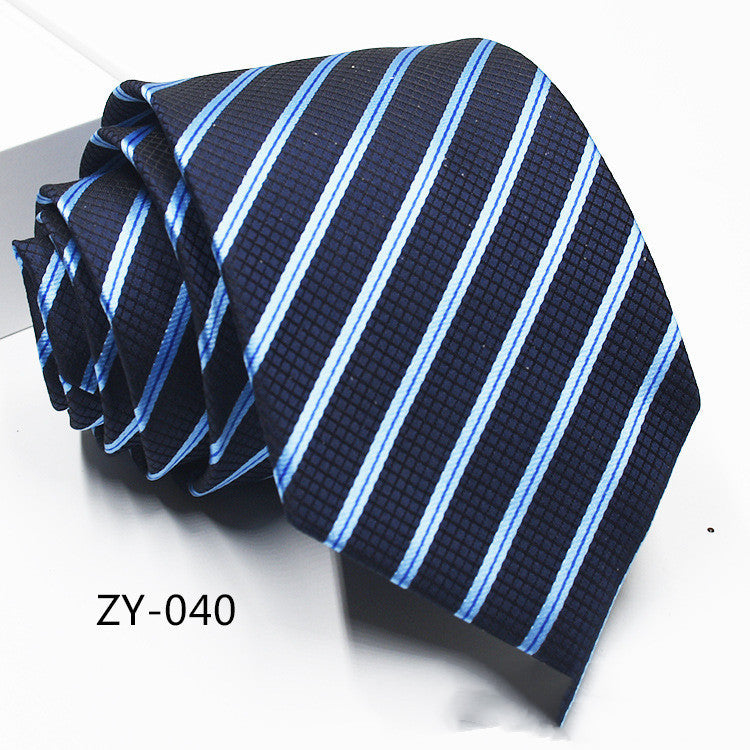 New Men's Hot Sale 1200D Striped Tie Men's Tie | Ectron Online
