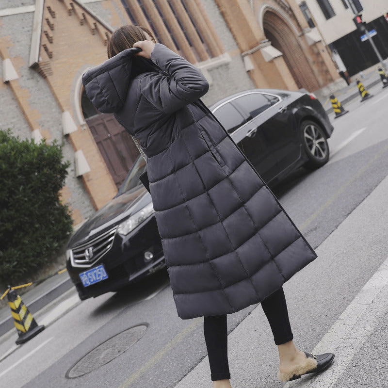 Women's Plus Size Over-the-Knee Cotton Coat Outerwear & Jackets | Ectron Online